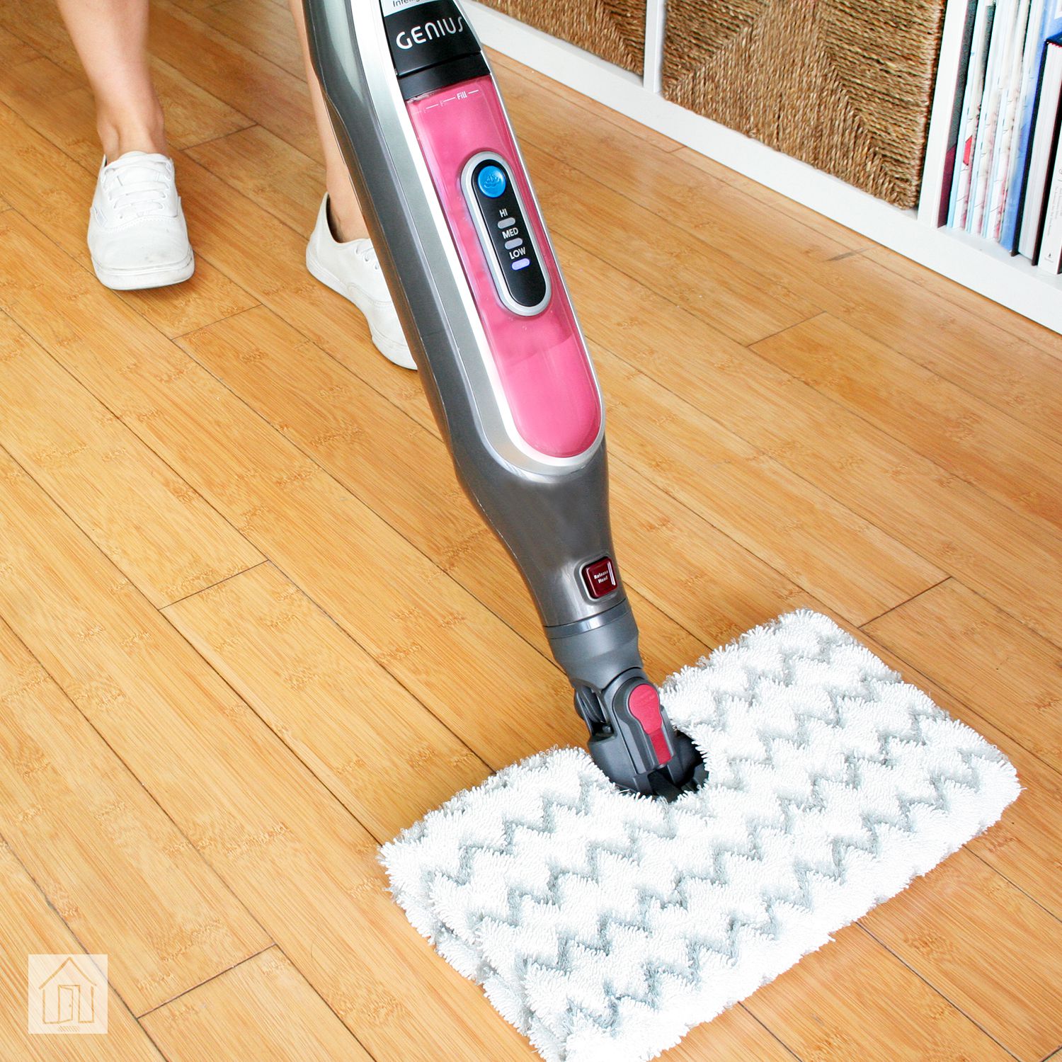 Balai Vapeur Shark Pour Sols Durs - 1500W, Réservoir 400ml - 2 Vitesses - 2 Tampons Microfibre - Nettoyage Écologique Sans Produit