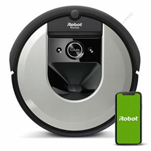iRobot Roomba i7 (i7156) - Aspirateur Robot connecté - 2 extracteurs en Caoutchouc multisurfaces - Idéal pour Les Animaux - Cartographie, mémorise et s'adapte à Votre Domicile